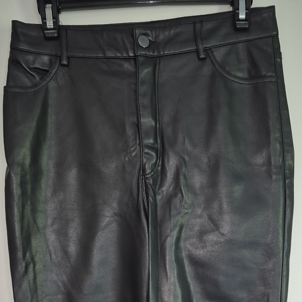 Dynamite Black Faux Leather Women Jeans